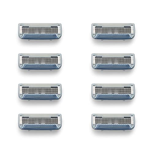 Bulldog Mens Skincare and Grooming Original Razor Blades Refills for Men, 8 Count