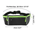 thumbnail image 2 of Unique Bargains 1 Pc Three Pocket Running Waist Pack for Hiking Gym Black EVA, 2 of 4