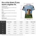 thumbnail image 4 of Rocae Elephant Dog for Men's Moisture-Wicking Crew Tee - T-Shirt for Sports, Outdoor Activities, and Casual Wear3X-Large, 4 of 9