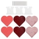 thumbnail image 2 of Marcapáginas de Cuero BuyWeek juego de 3 marcadores de libros de lectura forma de corazón colgante, 2 of 14