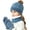 Blue, variant on 3 Pcs Kids Winter Hat Scarf Gloves Set Boys Girls Knit Pompom Beanie Fleece Lined Neck Warmer Thick Thermal Ski Sets Hot Pink 2-10 Years