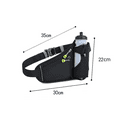thumbnail image 2 of Sac Banane avec Porte-Bouteille, Sac Banane de Randonnée pour Femmes Hommes, pour Randonnée Marche Entraînement, 2 of 5