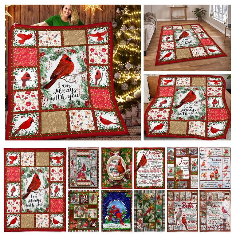 Red bird blanket sales