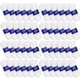 thumbnail image 3 of 120 Pairs Low Cut Socks, Mens & Womens Below Ankle Socks, Cotton, Cheap Value Sock, Donation Homeless, Lightweight Bulk (120 Pairs Womens White), 3 of 4