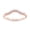 Pink, variant on AFFY 0.06CT Natural Diamond Curved Wedding Band Ring 14k White Gold over Sterling Silver-4.5