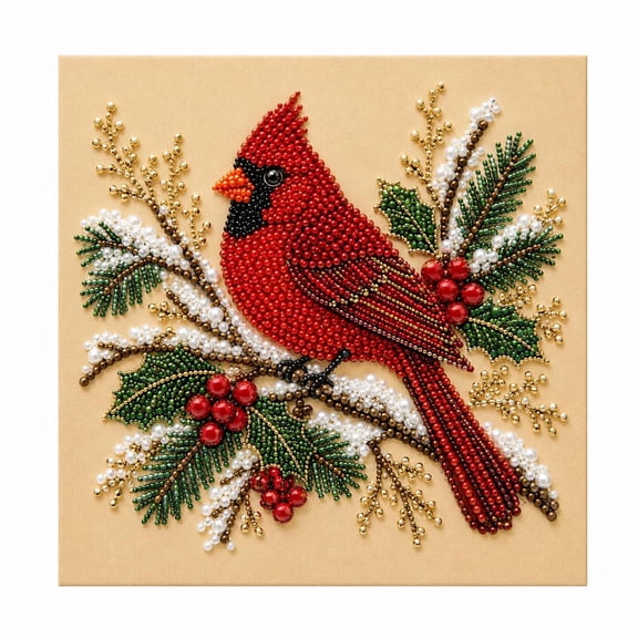 Christmas Pearl Art DIY Kit, Creative Pearl Painting Set, DIY Holiday Home Decor Craft, Seasonal Wall Art Decoration Project