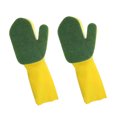 thumbnail image 1 of Limpieza Mano Derecha Látex Multifuncional Hogar Reutilizable Con Esponja Almohadilla De Palma Para Plato Lavado De Coches Hogar Cocina Jardín Oficina 2 Uds Guante Eigraketly HA025821-03, 1 of 6