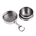 thumbnail image 2 of Greeniant Taza de agua plegable de acero inoxidable, taza plegable para acampar, suministros para beber al aire libre, 75ML Type3 NO3 Greeniant OD000956-01B, 2 of 6