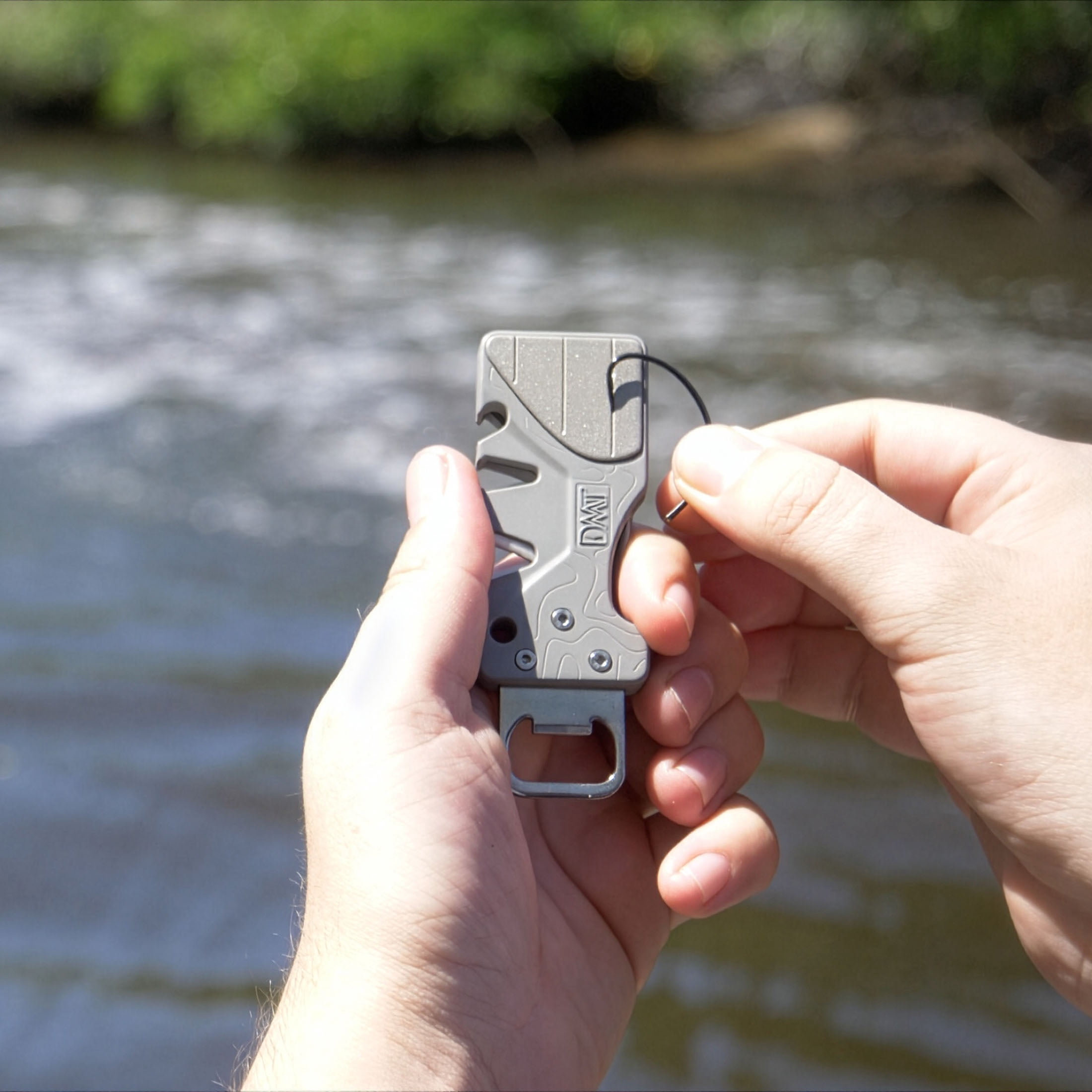 DMT PocketSharp Pro Multi-Stage Diamond Sharpener for Knives, Outdoor Use with Bottle Opener