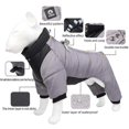 thumbnail image 3 of Waterproof Dog Jacket, Dog Coat For Cold Weather, Pet Warm Reflective Windproof Winter Appreal For Small Medium Dogs, 3 of 5