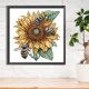 thumbnail image 3 of 5D bricolaje taladro parcial diamante pintura girasol abeja decoración del hogar (XD065) FLhrweasw Nuevo, 3 of 9