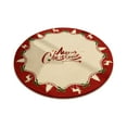 thumbnail image 2 of Decoraciones navideñas, adornos navideños, regalos navideños, alfombra redonda navideña para sala de estar, estudio, alfombra sintética, antideslizante, antisuciedad, fácil de limpiar, manta absorbent, 2 of 6