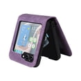 thumbnail image 4 of Dteck for Galaxy Z Flip 5 Wallet Case, Business Style Premium PU Leather Galaxy Z Flip 5 Card Holders Slim Fit for Women Men Protective Phone Case for Samsung Galaxy Z Flip 5 5G 2023,Purple, 4 of 6