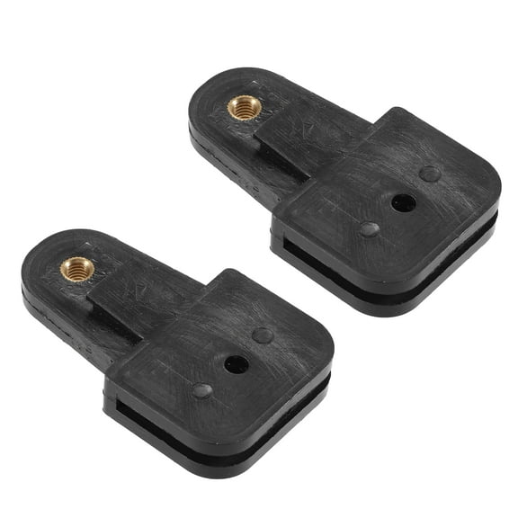 Unique Bargains 2 Pcs Window Door Glass Channel Retainer Clip 2.91"x1.77"x0.47" Universal for Car Truck Van Black