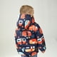 thumbnail image 5 of Gibobby Chamarra de forro polar para niños y niñasNiñas Niños Invierno Animal Animados Dinosaurio Impresiones Abrigo Con Capucha Chaqueta Espesar A De Vi(Azul oscuro, 1-2 Años), 5 of 5