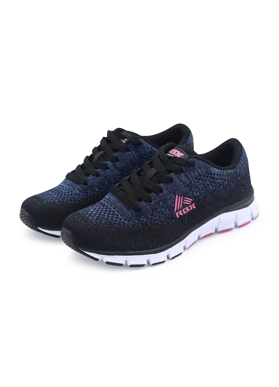 RBX Active Women's Lightweight Knit Lace Up Treaded Running Shoe