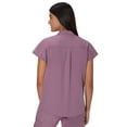 thumbnail image 2 of Hanes Womens Scrubs Mandarin Collar Scrub Top, Comfort Fit, Pockets, Sizes XS-3XL, 2 of 10