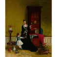 thumbnail image 3 of Edwin Howland Blashfield 20x24 Black Modern Framed Museum Art Print Titled - Mother and Child (1874), 3 of 5