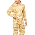 thumbnail image 4 of Skylinewears Mens Hooded One Piece Pajamas Adult Non Footed Printed Jumpsuit Sleepwear, 4 of 7