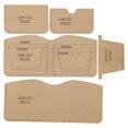 thumbnail image 2 of Conjunto de plantillas de plantilla acrílico transparente patrón de billetera artesanía de cuero para billetera ANGGREK Otros, 2 of 8
