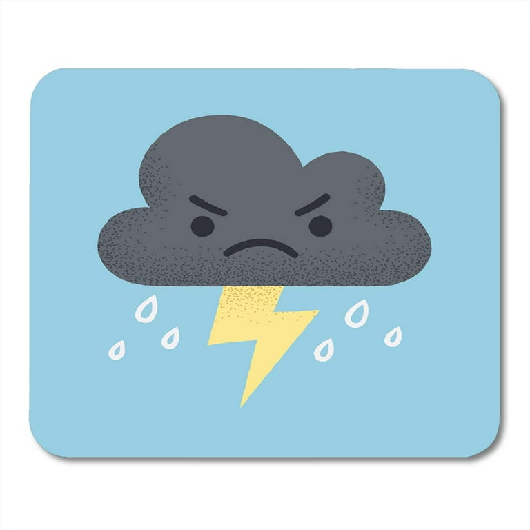 Lightning And Umbrella Emoji