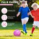 thumbnail image 4 of Balón de fútbol Champhox con purpurina rosa, talla 4, para niños de 5 a 13 años, 4 of 6
