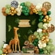thumbnail image 2 of Kit de arco de guirnalda de globos con diseño de animales de safari en la jungla para fiesta de cumpleaños, diseño de ciervo, decoración para baby shower de niño, globos de látex, suministros, 2 of 5