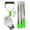 Green, variant on Stirrup Hoe Gardening Tool, Hollow Trapezoidal Head Steel Hand Hoe with Adjustable Handle, Weeding Rake Scraper for Loosening Soil, Digging, Garden Cultivation (Size/Style as Pictured)