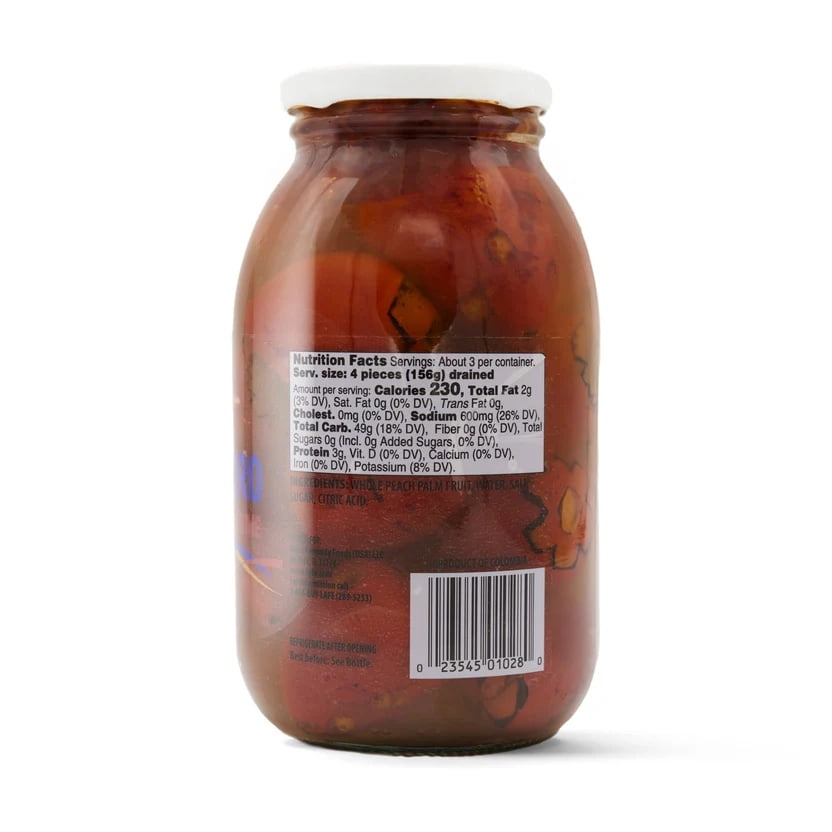 La Fe Conservas Chontaduro Peach Palm Fruit in Brine, Exotic Super Fruit,  28oz – 2 Pack