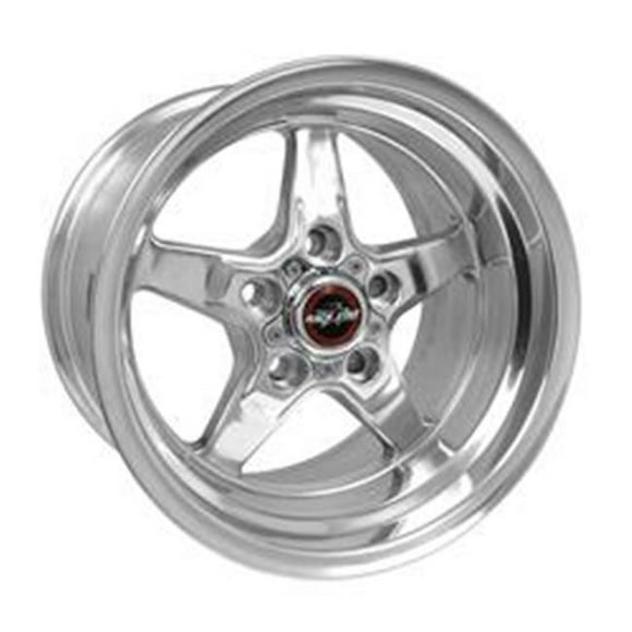 Race Star 92-510154DP 15 x 10, 5 x 4.5 BC 7.25 BS 92 Drag Star Direct Drill Polished Wheel