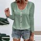thumbnail image 1 of Camiseta elegante de Jacquard para mujer, Tops decorativos de un solo pecho, camisetas informales holgadas de manga larga, 5XL, otoño, 2023, 1 of 4