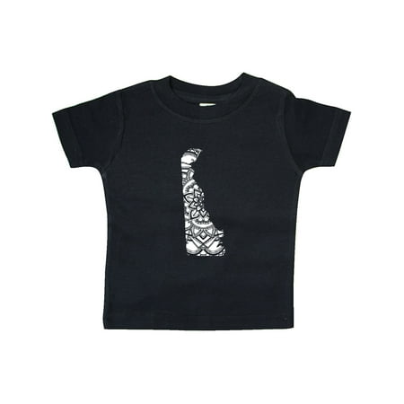 

Inktastic Delaware Silhouette Mandala Gift Baby Boy or Baby Girl T-Shirt