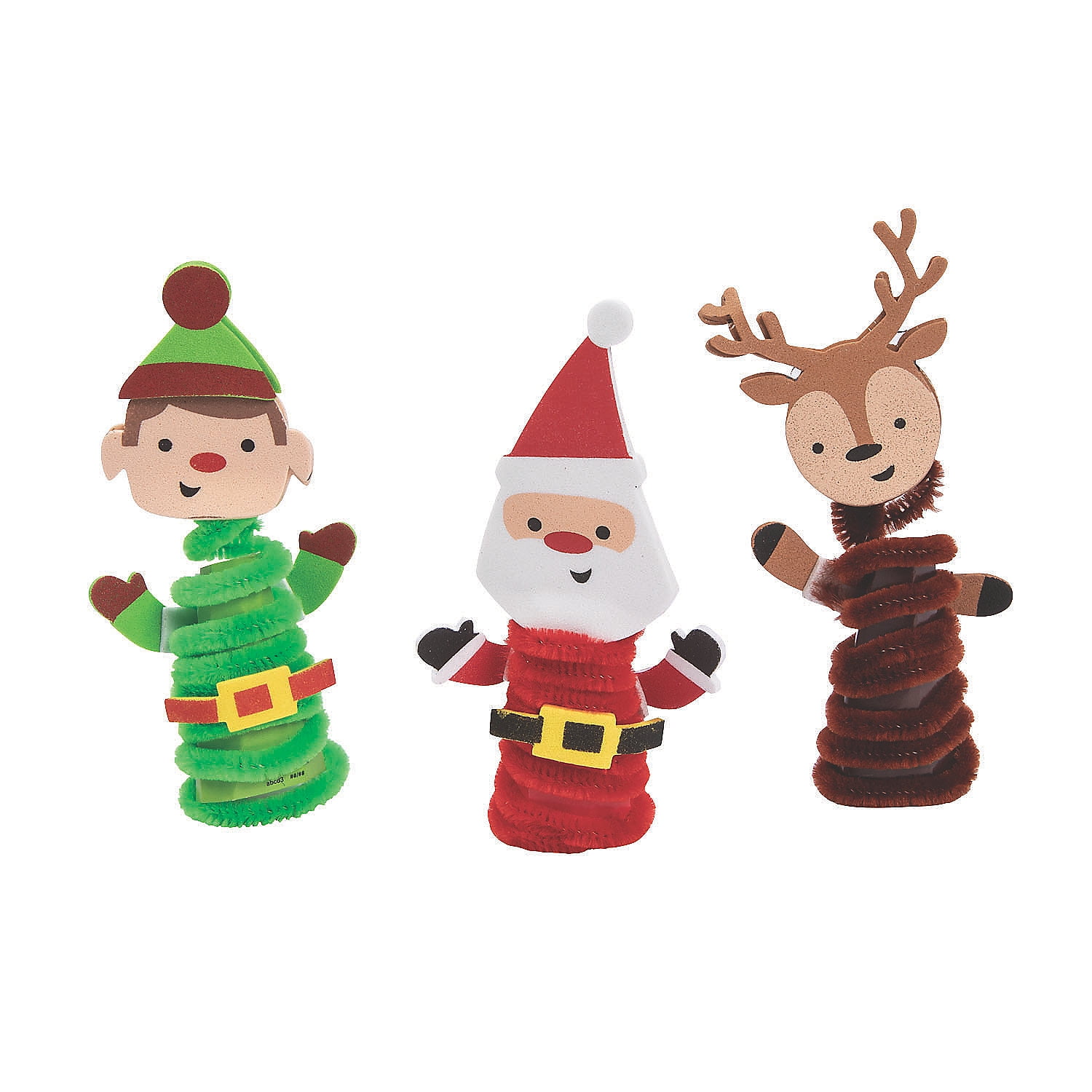 Download Chenille Christmas Finger Puppets 12 Craft Kits 12 Pieces Walmart Com Walmart Com PSD Mockup Templates