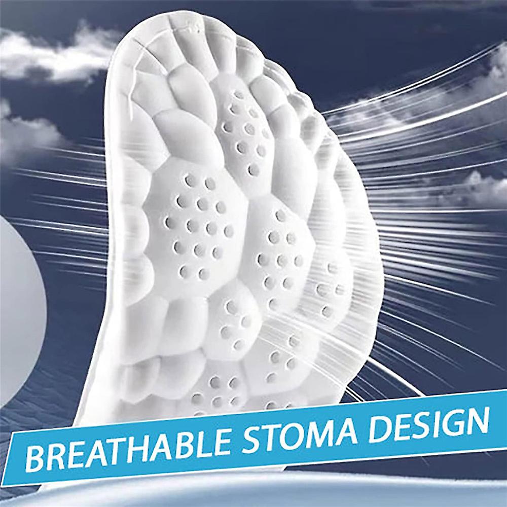 Semelles Confort « Nuage » Orthopédiques - Amortissantes & Respirantes - Taille XXL (43-44) Homme/Femme