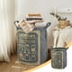 thumbnail image 1 of Cesta de ropa plegable grande con asa | Cesto para ropa sucia de tela de lino y algodón | Organizador de almacenamiento portátil y ligero para baño, dormitorio y armario, 1 of 6