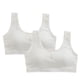 thumbnail image 1 of Odeerbi 2 Pack Niñas Bras de Entrenamiento 10-16 Años, Bras Deportivos Sin Alambre de Algodón Con Almohadillas Ropa Interior de Desarrollo de La Pubertad Respirable, 1 of 4