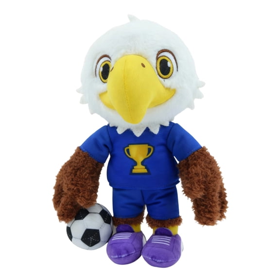 Yanxiao 2026 World Cup Bald Eagle Mascot Plush Toys 10 Inch, Soccer Themed Stuffed Animal, World Cup Merchandise Collectible Gift for Soccer Fans