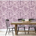 thumbnail image 5 of S4Sassy Distressed Geometric Wallpaper- Purple Wall Covering, 25" X 360" Self-Adhesive Vinyl Walls Paper, Wall Wrap, Easy Diy Walls Covering For Farmhouse Bedroom, Living Room, Living Spaces, 5 of 9