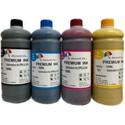 Sublimation Bulk Refill Ink Bottles Heat Transfer Sublimate Ink HTV for All Inkjet Printers - 1000ml Bottles
