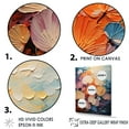 thumbnail image 3 of Designart "Oceanic Bliss Panorama" Seashell Floater Framed Wall Art Living Room, 3 of 5