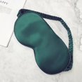 thumbnail image 1 of Mascarilla para dormir 100% 3D de seda natural, máscara para dormir, máscara para ojos, máscara de sombra, parche suave portátil, 20 unidades Feliz Sencillez, 1 of 5