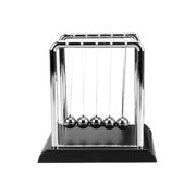 Limei Newtons Cradle Pendulum, Perpetual Motion Desk Toy, Swinging Kinetic Balls for Office Decor (5.3 x 4.5 x 5.5 in)