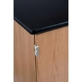 thumbnail image 3 of National Public Seating NPS® Mobile Science Cabinet With HPL Top, Black Top & Light Oak Frame, 3 of 5