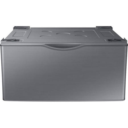 UPC: 0887276310138 | Samsung WE402NP 14 inch Platinum Laundry Pedestal With Storage Drawer