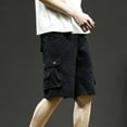 thumbnail image 7 of Men's Shorts, Summer Cargo Shorts for Men, ZHUGeLI Men Casual Fashion Multiple Pockets Half Shorts Pants Sports Elastic Mid-waist Shorts, 7 of 7