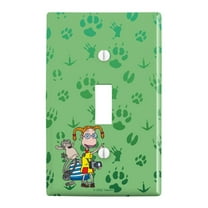 Wild Thornberrys Eliza & Darwin Footprints Plastic Wall Decor Toggle Light Switch Plate Cover
