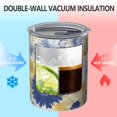 thumbnail image 2 of 12oz Coffee Tumblers Pioneer Flower Stainless Steel Vacuum Insulated Travel Tumbler Coffee Cups Mug with Lid and Straw with Cleaning Brush for Cold & Hot Drinks, 2 of 5