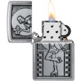 thumbnail image 3 of 2024 ZIPPO Rolling Waitress Emblem, Brushed Chrome, MAP:$ 38.21, 3 of 5