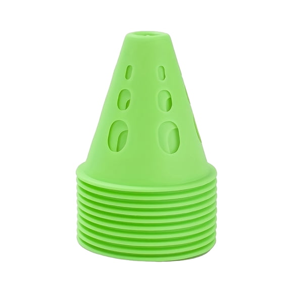 Wosthever 10 unids/set pila de patinaje sobre ruedas resistente y resistente a la intemperie para actividades en interiores/exteriores portátil Ropa Deportiva, Zapatos verde