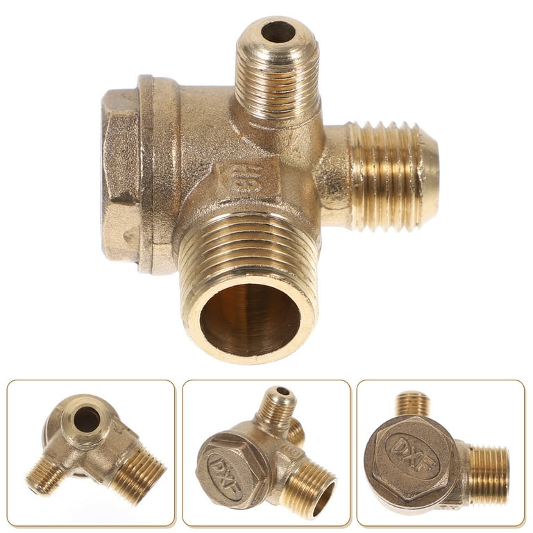 Air Compressor Check Valves Brass 3-port Check Valves Air